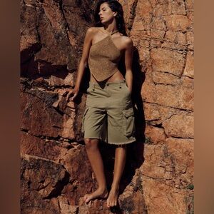🆕 New with tags Zara Utility Bermuda Shorts